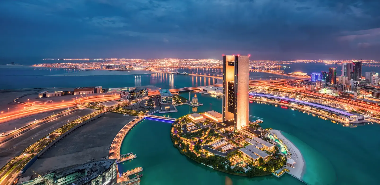 Bahrain city skyline